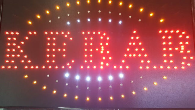 LED NEON KEBAB Sign Light Board for SHOP, HOME,BUSINESS KEBABS SIZE ...