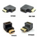 HDMI Female to Female to Male 90° L Angle Vertical AV Adapters