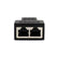 RJ45 Ethernet LAN Network Y Splitter Adapter (multiple devices can't plugged in simultaneously) Data & Communication