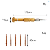 5 in 1 Screwdriver Screw Cell Repair Kit (GS39) Mobile Watch Phone PC Tool Set DIY & Home Tools