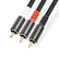 Evertech RCA Male to Dual RCA Male Audio Cable 2-5m AV Cables