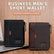 Men's Slim RFID Wallet Stylish Short Bifold Coin Purse with Zipper Colorblock Home Essentials