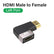 8K HDMI V2.1 Male to Female Up Down Left Right Joiner AV Adapters