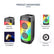 Bluetooth Party Karaoke Speaker RGB Lights with 1 Wired Mic Party Effects