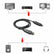 3 in 1 HD 1.5M HDMI to HDMI Cable +Micro HDMI Adapter+ Mini HDMI adapter HS53-2 AV Cables
