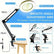 USB Powered Magnifying Glass with 72 LED Light Magnifier Desk Stand Lamp DIY & Home Tools