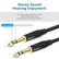 L 90° Amplifier Stereo 6.35mm 1/4 jack TRS Cable Male to Male Guitar AV Cable