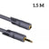 Aux 3.5mm Male to Female Extension Cable AV CABLES