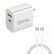 20W DUAL USB C & Type-C Fast PD Wall Charger Mobile Accessories