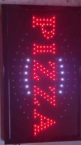 LED PIZZA Sign 55CM X 33CM Ready-Made LED Signs