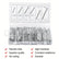 Value Pack Heavy Duty 555pcs Cotter Pin Assortment Kit Grab Split Fix Security DIY & Home Tools