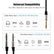 6.35mm 1/4 Inch TRS Stereo To Dual 1/4 Inch Female TRS Y Splitter AV Adapters