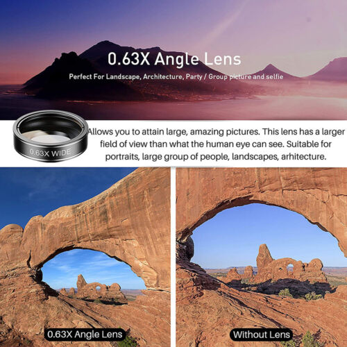 APEXEL 5 in 1 Camera Lens Kit (LS04) For iPhone Android Phone