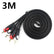 2 RCA to 2 RCA Male-Male Stereo Audio AV Cables