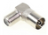 F-Type PAL Male Female Adapter Socket TV Antenna Cable F Connector Angle RG6 TV Accessories