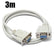 Serial RS232 DB9 Straight through Cable PC Accessories