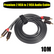 2 RCA to 2 RCA Male-Male Stereo Audio AV Cables