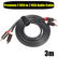 2 RCA to 2 RCA Male-Male Stereo Audio AV Cables