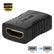 HDMI Female to Female to Male 90° L Angle Vertical AV Adapters