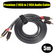 2 RCA to 2 RCA Male-Male Stereo Audio AV Cables