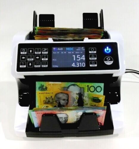Note Cash Counter Auto Counting Adding up Mixed Notes Business Pros