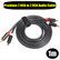 2 RCA to 2 RCA Male-Male Stereo Audio AV Cables