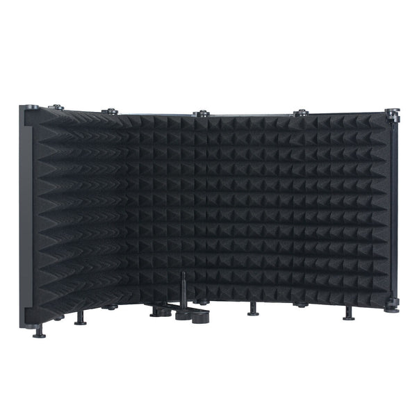 New Arrival Folding Studio Microphone Isolation Shield Absorbing Foam Panels