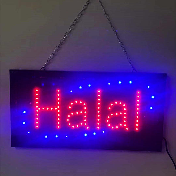 Halal LED Sign 48x25cm