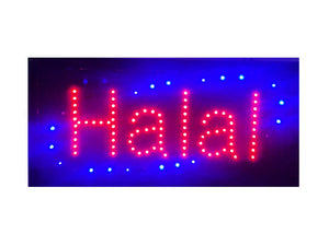 Halal LED Sign 48x25cm