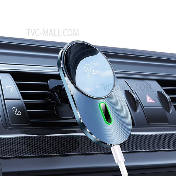 USAMS Magnetic Wireless Charger Air Vent Phone Holder