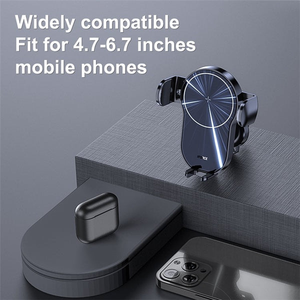 IFORCE W4 Wireless Auto-Sensing 15W Fast Charging Phone Car Holder
