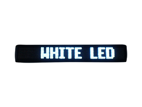White Programmable LED Message Sign
