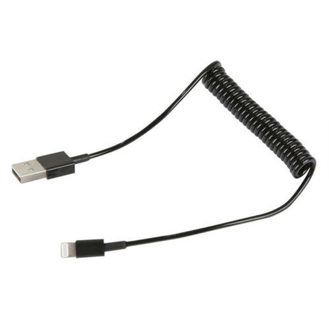 Coiled Spring Cable Charger for iPhone