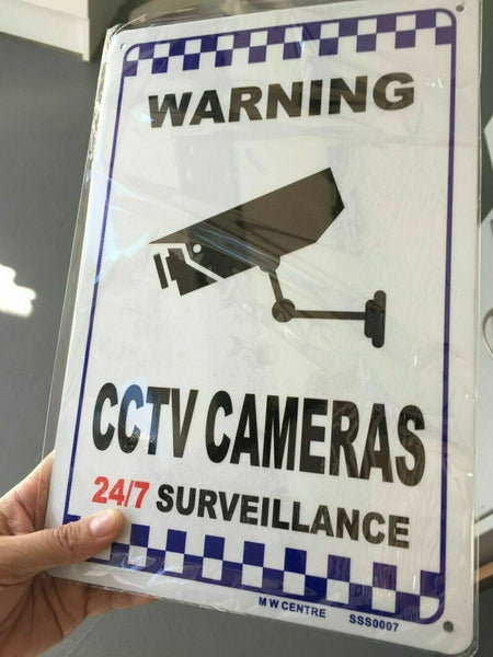 CCTV Surveillance Camera Warning Sign Stickers