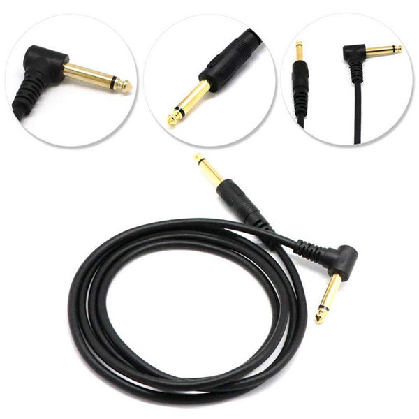 Right Angle 6.35mm to 6.35mm Microphone cable 1.5M