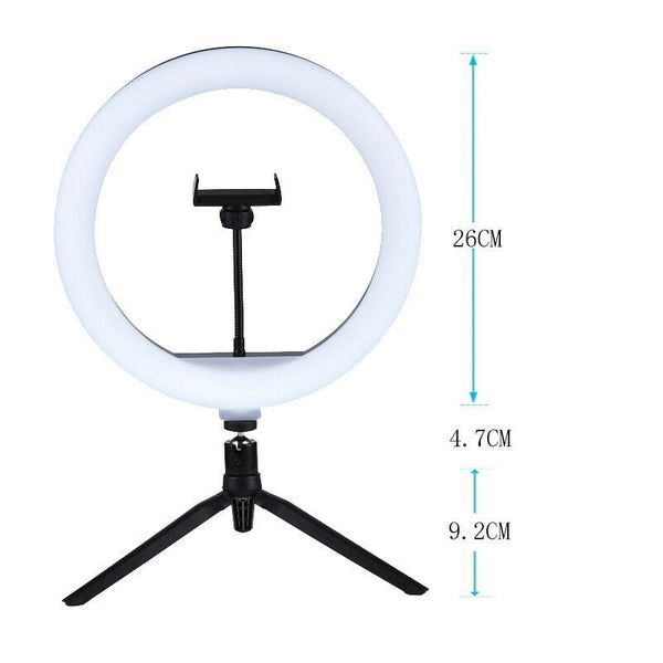 10' 14' 18' 21' RING LIGHT with Table Floor Tripod LED White RGB Ring Lights
