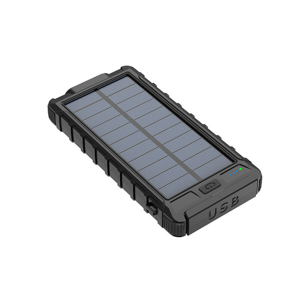 20000mah Solar Power Bank Portable Battery Dual USB & Type-C Charger