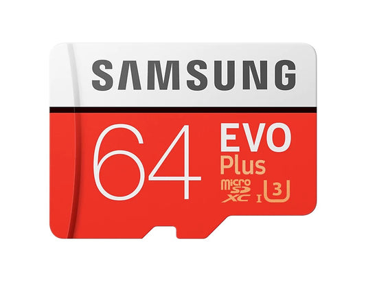 Samsung EVO Plus 64GB Micro SDXC Memory Card HDD