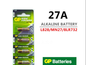 5PCS 27A Alarm Battery