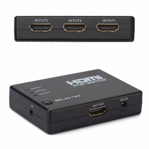 4K HD 3 TO 1 HDMI SELECTOR SWITCH