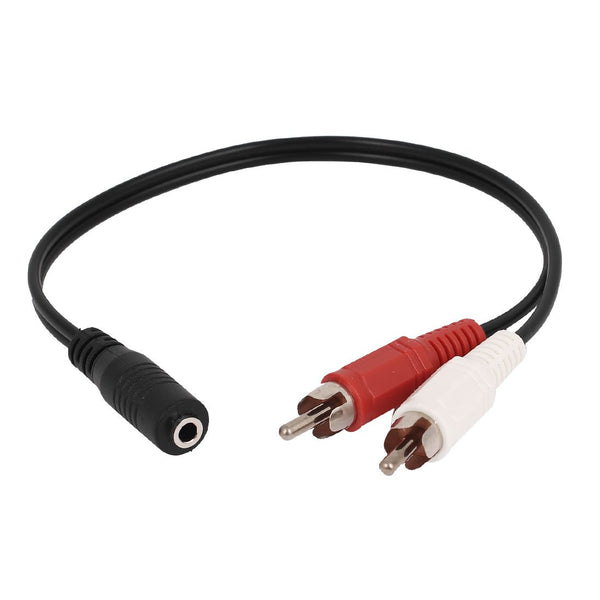 3.5mm AUX to 2 RCA adapter cable