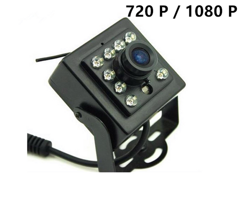 720P 1080P 2.8mm AHD Mini Square Security Camera