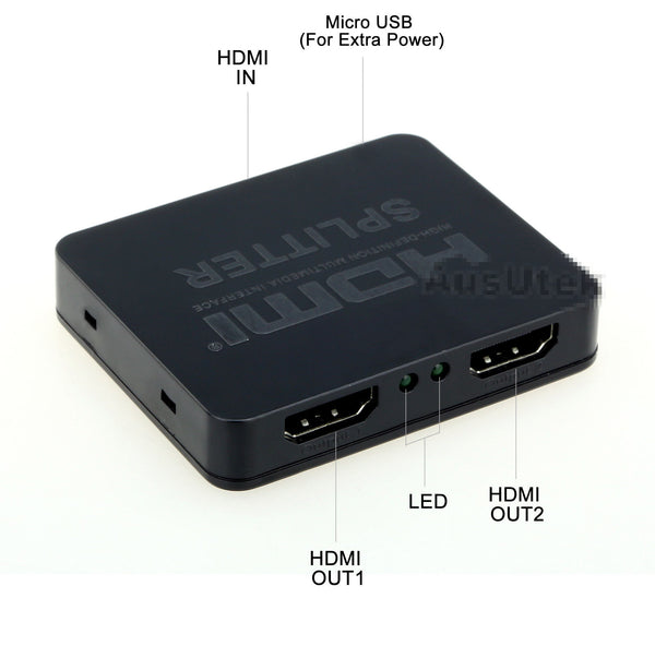 1 In 2 Out HDMI Splitter