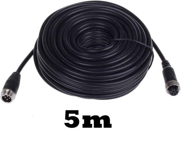 5M 10M 4Pin Video Extension Cable Wire For Bus Truck Reversing Rear View Camera