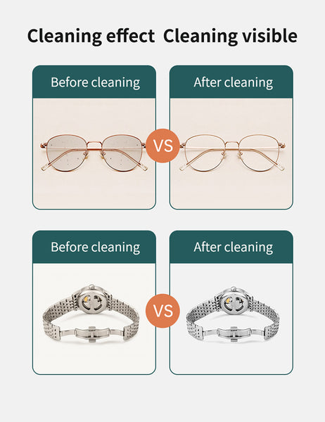 Ultrasonic Jewelry Eyeglasses 500ml Cleaner Gadgets