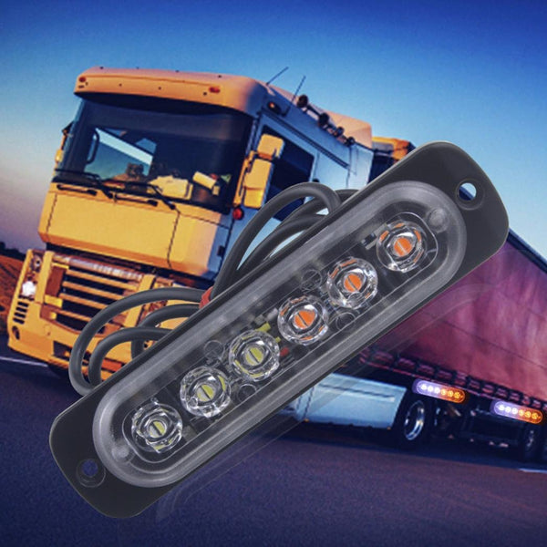 6 LED Car Truck Warning Flash Lights For car pros