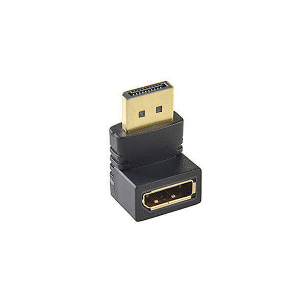 Displayport 90 Degree Adapter DP L Shape Converter Male to Female Joiner (Not HDMI)