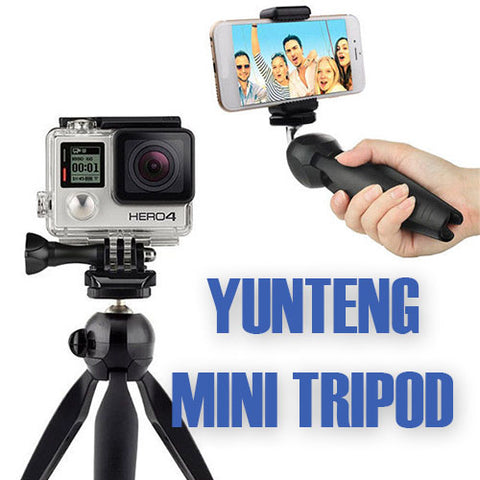 YUNTENG YT-228 Mini Selfie Tripod for Smartphone/GoPro/SLR