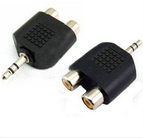 3.5mm Aux  to 2 RCA