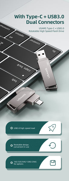 USAMS USB-C/USB Thumb Drive
